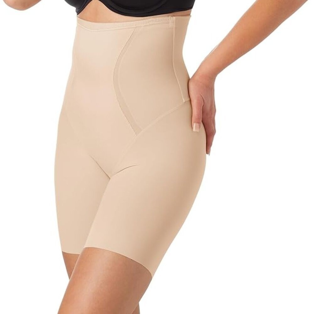 Lot of 2 Maidenform Women's High-Waist Thigh Slimmer Shapewear Size Small NEW!